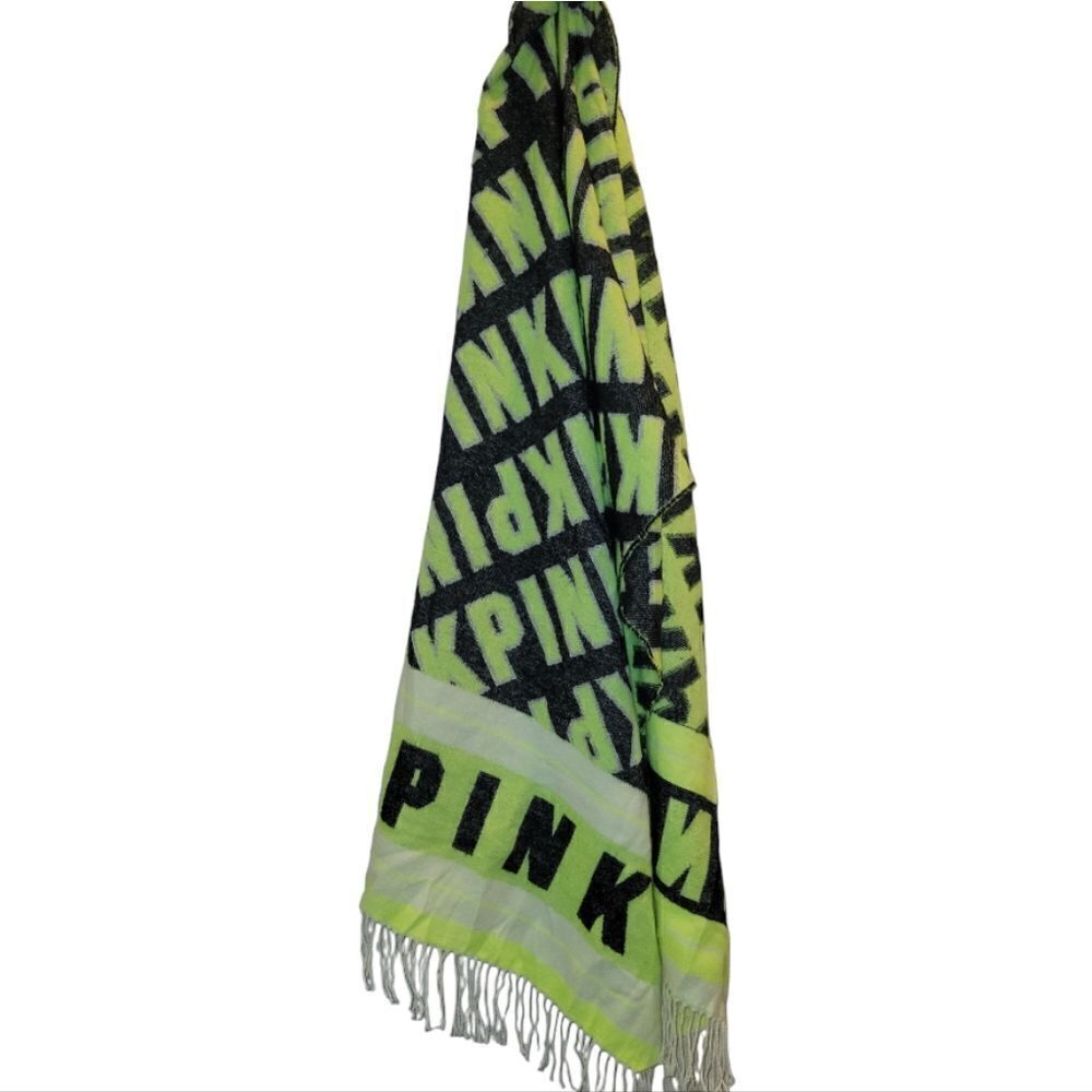 Victoria's Secret PINK Neon Citrus Oversized Blanket Scarf